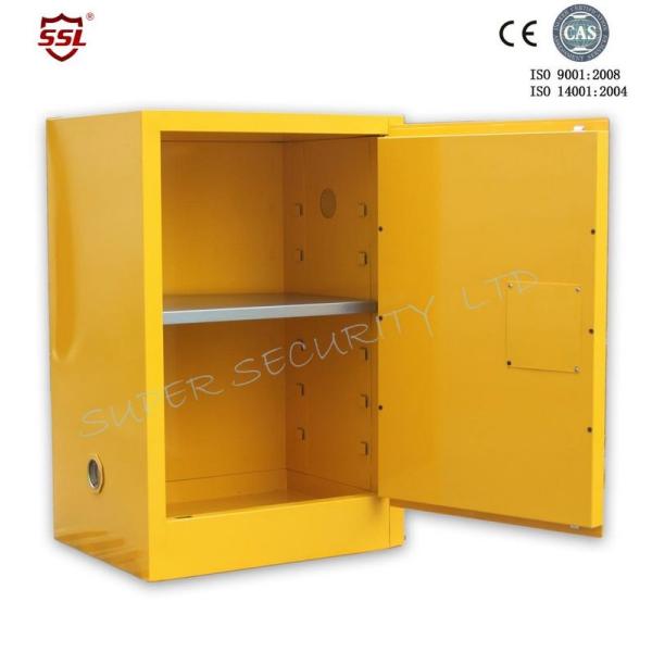 Шкаф хранения огнезащитной желтой безопасности передвижной, шкафы доказательства пламени 20 галлонов