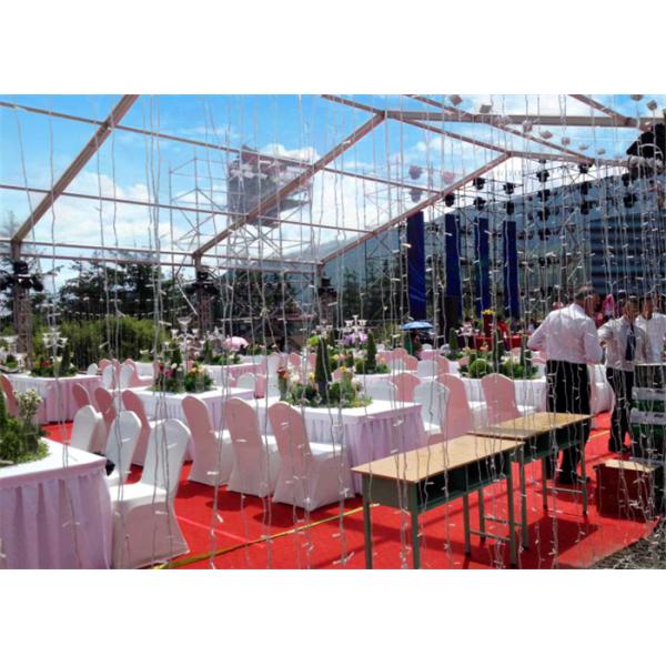Flame Resistant Easy Assemble Clear Roof Tent For Exhibition / Trade Show