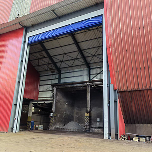 Width 1000mm–12000mm High Speed Stacking Door With Temperature Stability