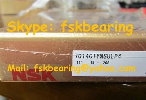 Rolamentos de esferas com gaiola de nylon, combinação livre da fileira de P5 P4 NSK 7012 únicos