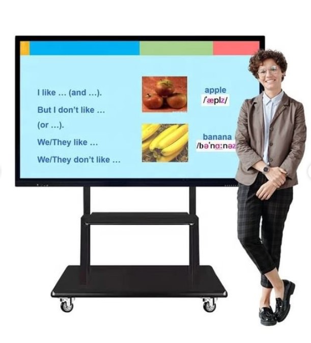 Все в одной 65 75 86 портативной машинке LCD взаимодействующей цифров Whiteboard преподавательства дюйма умной