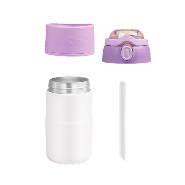 Business Gifts High Grade Double Wall Stainless Steel Water Bottle with Straw Cup Set
