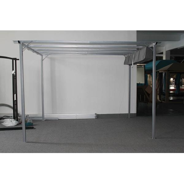 3*3.5*2.35M Attached To The House White Aluminum Frame Canopy Bargain Awning Prices