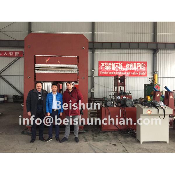 Пресс для вулканизации резиновых изделий 1200T с управлением ПЛС