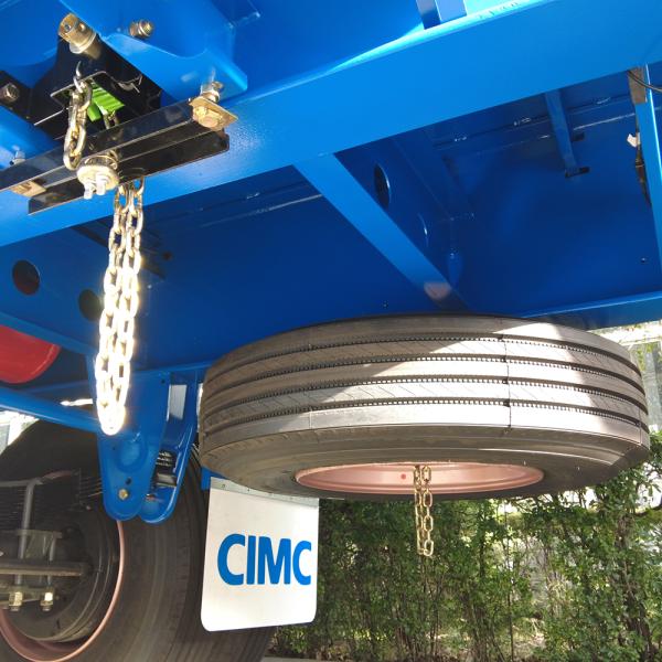 60T Max Payload Truck Trailer 3 Axles Fence Cargo Semi Trailer Container Twist Lock