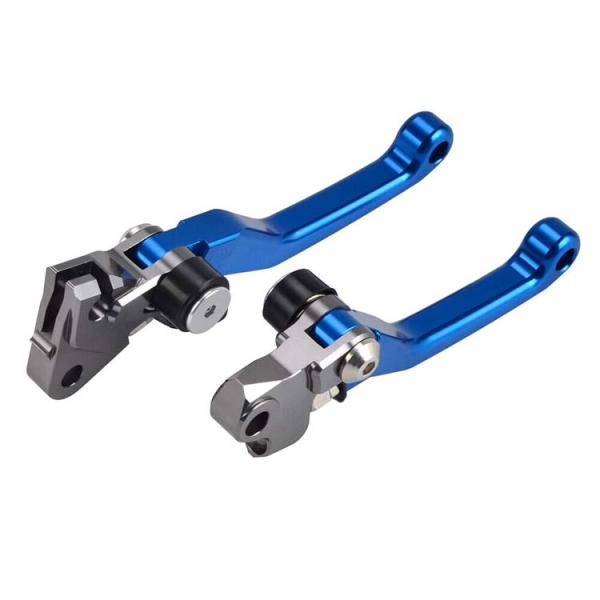 Blue/Custom Color CNC Dirt Bike Brake Clutch Levers for Yamaha YZ125 YZ250 YZ450F OEM