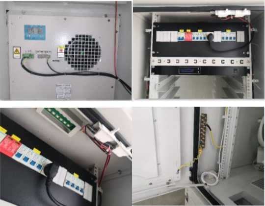 50Hz 1500W 32U 19 Inch Outdoor Equipment Cabinet IP55 Protection