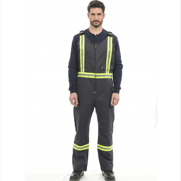 Arc Flash Flame Resistant Workwear 100% Cotton Industrial Fire Retardant Bib Overalls