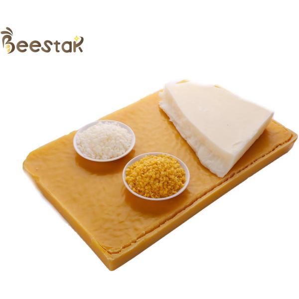Food Grade Pure Beeswax Block with Melting Point 62~67℃ Packed in 25Kgs Cartons for Candle Making