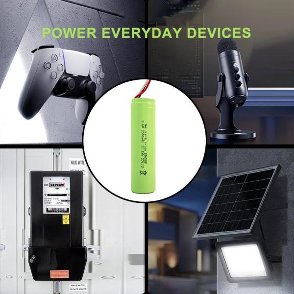 18650 аккумуляторная батарея 3.6v 3000mah перезаряжаемая литий-ионная батарея для электровелосипедов / скутеров