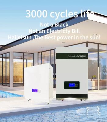 Bateria doméstica de armazenamento de energia doméstica 48 V/51,2 V Lifepo4 bateria Powerwall