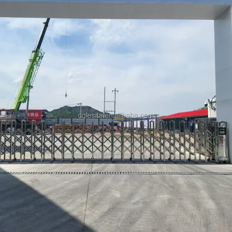 Industrial Automatic Electric Sliding Retractable Gate Stainless Steel Philippines Folding Gate
