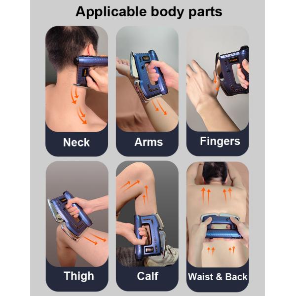 Electric Fascia Massager Knife Scraping Board for Body Therapy 170 x 119 x 34 mm 30W