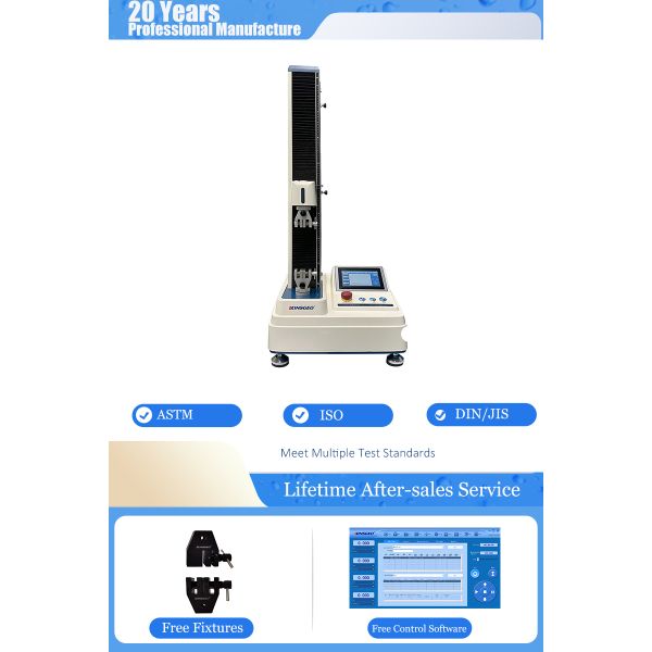 Digital Single Column Tensile Testing Equipment Lab Strength Test Machine