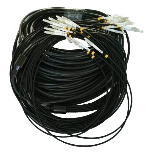 Гибкий провод оптического волокна дуплекса ОМ3 ЛК ЛК/бронированное волокно - оптический кабель