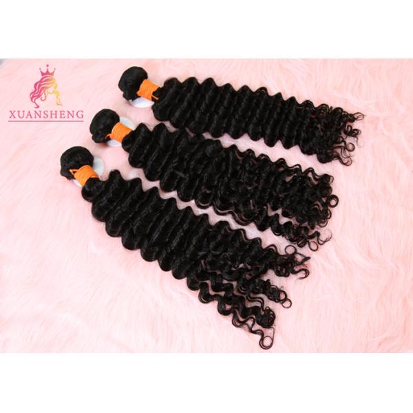 Deep Wave Virgin Human Hairs Malaysian Remy Hair Human Hair Bundles