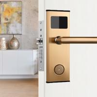 Fechaduras da porta do cartão chave da cor RFID do ouro para o apartamento da casa de hóspedes do hotel