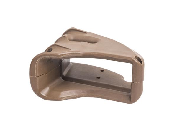 Hunting Equipment Scope Mount Base M4 / M16 Mag Well Grip Magazine Finger Grooves Adapter DE