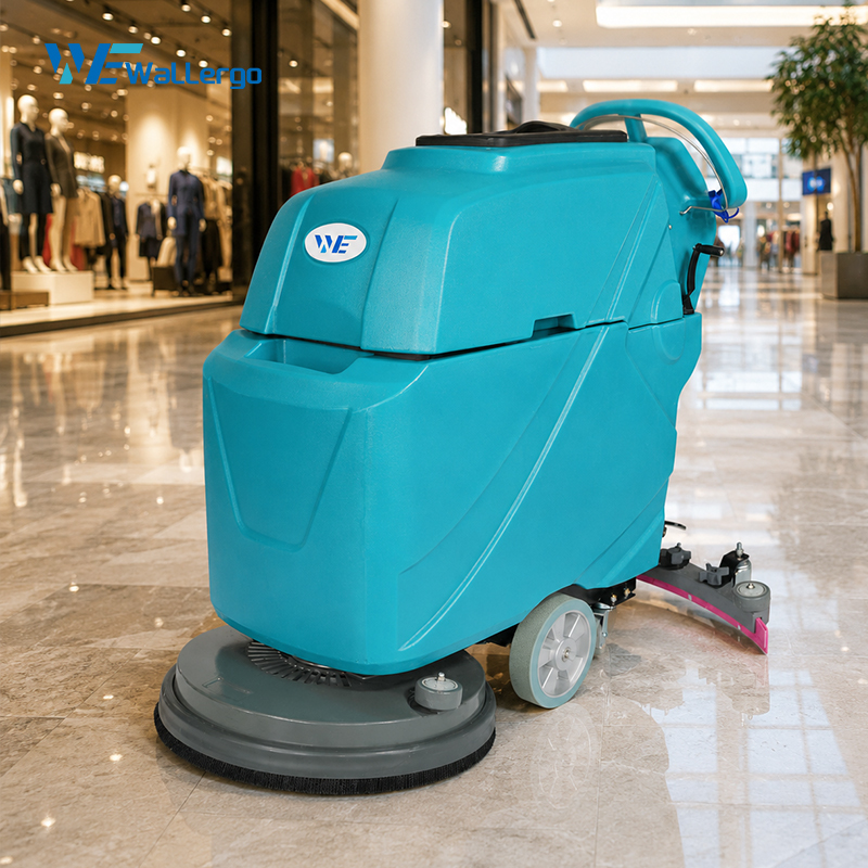 Multifunctional Industrial Commercial Floor Scrubber Machine Brush Motor Power 480W Cleaning Width 510mm
