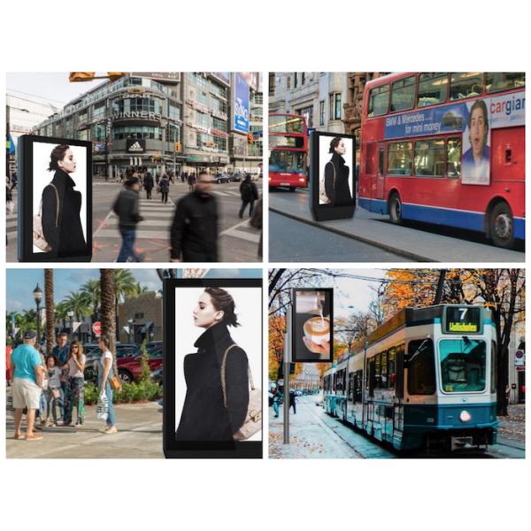 На открытом воздухе яркость Signage 3000nits цифров тотема Анти--слепимости высокая для аэропорта