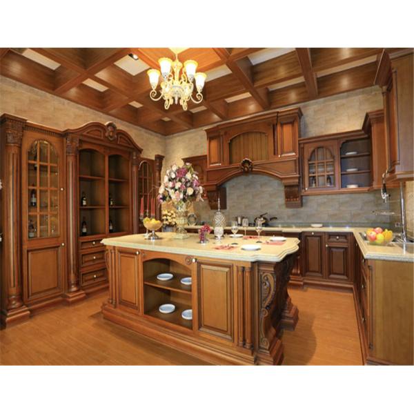 Kitchen Carcass Material E1 Particleboard American Style Custom Design Kitchen Cabinet