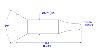 Positioning / Welding Ceramic Pins for Automobile Industry M6 M8 M10 Weld Pins