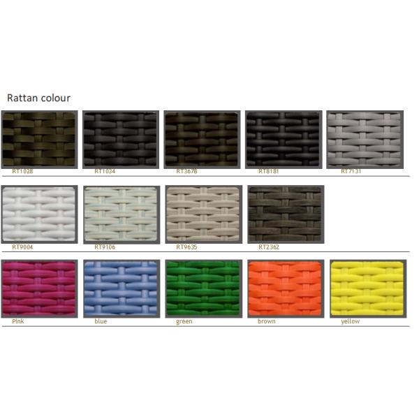 Modern Design Style Garden Furniture Outdoor Sofa Set with Aluminum Frame and Cushions