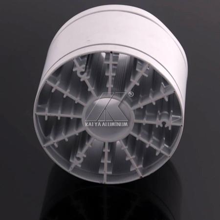 Factory Profile Cylindrical Heat Sink , Round Heat Sink Extrusion Energy Conservation