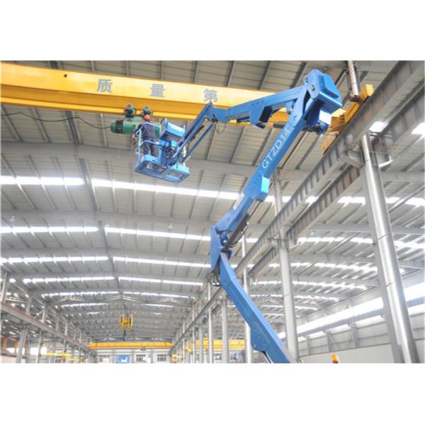 Engine Powered Straight Boom Manlift Self Propelled Heavy Duty Lightweight