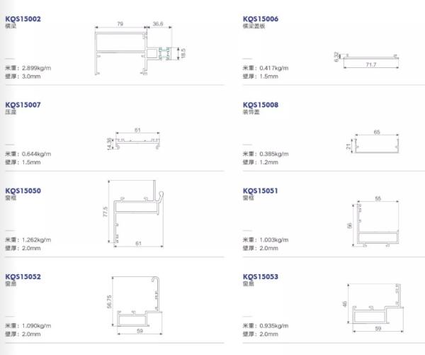 Thermal Insulation 6063 Aluminum Curtain Walls For Office Building