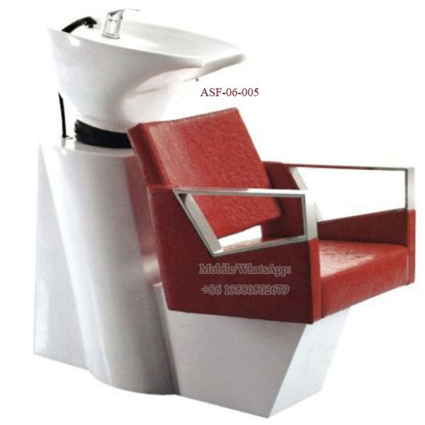 ASF-06-005 Salon Furniture Shampoo Chair China Supplier ,Shampoo Chair with Ceramic Basin