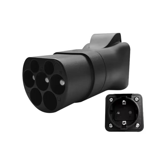 3.5KW Max Rated power White Customizable Car EV Discharger V2L Head Plug Type2 Outlet MG car Switch Type 2 EV Connectors