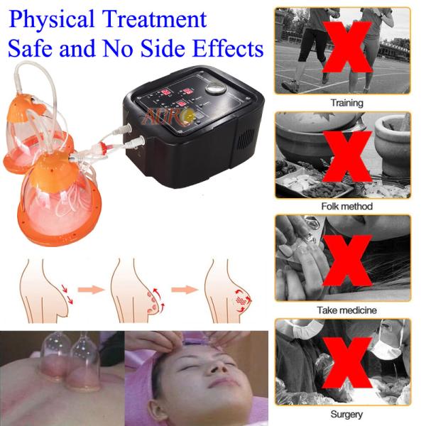 Beauty Salon Butt Breast Enlargement Pump Machine Effective Cupping Massage Electro Stimulation