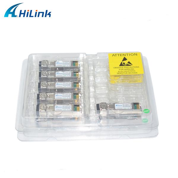 Горячий Pluggable модуль локальных сетей ZR 1550nm SFP приемопередатчика SMF 80KM 10G SFP+