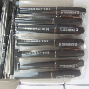 Gel pen,Promotional gel-ink pen with cap,black rubber gel-ink pen,