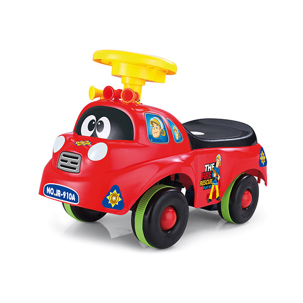 21 Inch Unisex Kids Ride On Truck Push And Slide With 8 Sounds And Light