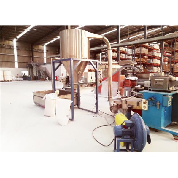 Low Noise Twin Screw Compounding Extruder , PP / PE Plastic Extrusion Machine