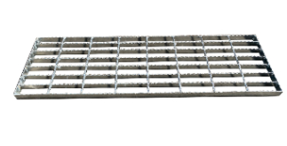 T1 Welding Galvanized Steel Stair Treads Serrated Stair Treads