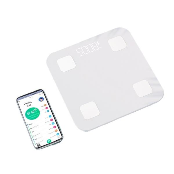 Balance de graisse corporelle intelligente Renpho Smart Tuya, balance médicale électronique pour la maison, la salle de bain, avec Bluetooth et division de 0,1 KG