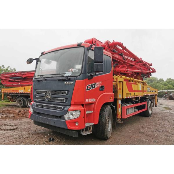 Concrete Pump Truck Mounted Concrete Pump With 28-65m Arm Frame Length