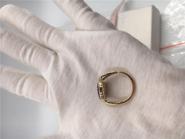 18K casamento Ring Luxury Gold Jewelry, Amulette De Ring With Diamond