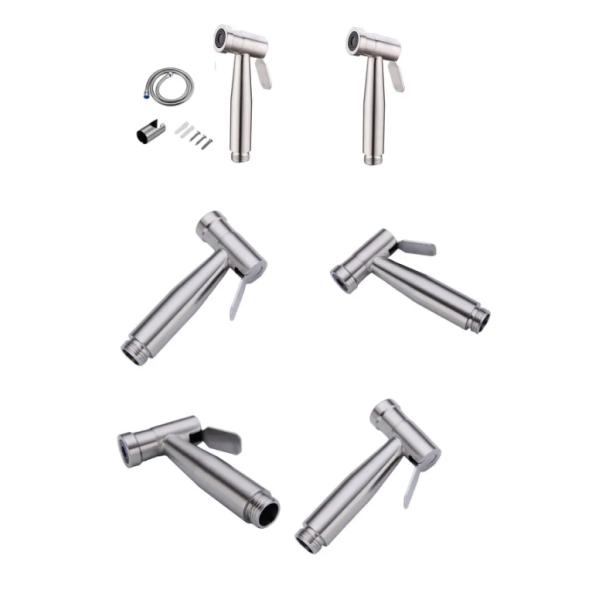 Accesorio de baño gris claro Bidet portátil con grifo y autolimpieza