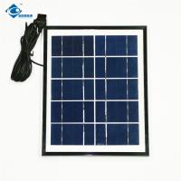 Neige photovoltaïque solaire de 4 panneaux de watt installation facile adaptée aux besoins du client Mini Solar Panels 5V d'anti