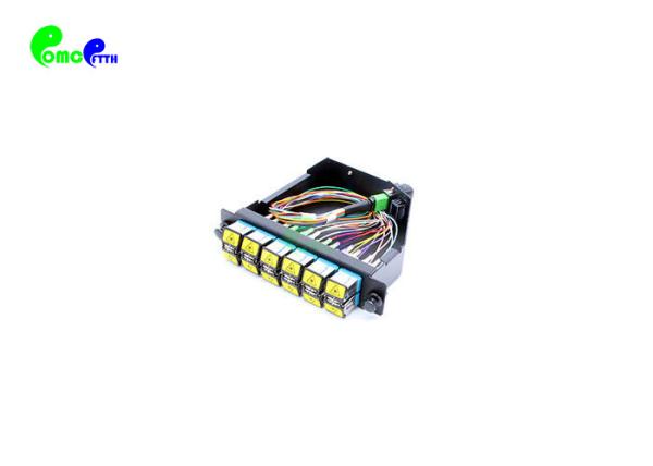 O CRS Metal 9/125μm MPO - propriedades mecânicas superiores da manutenção programada do duplex da gaveta do LC