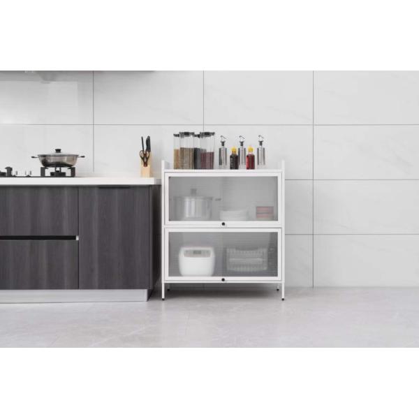Multilayer Metal Kitchen Steel Storage Rack Shelf  0.5-1.0mm Thickness