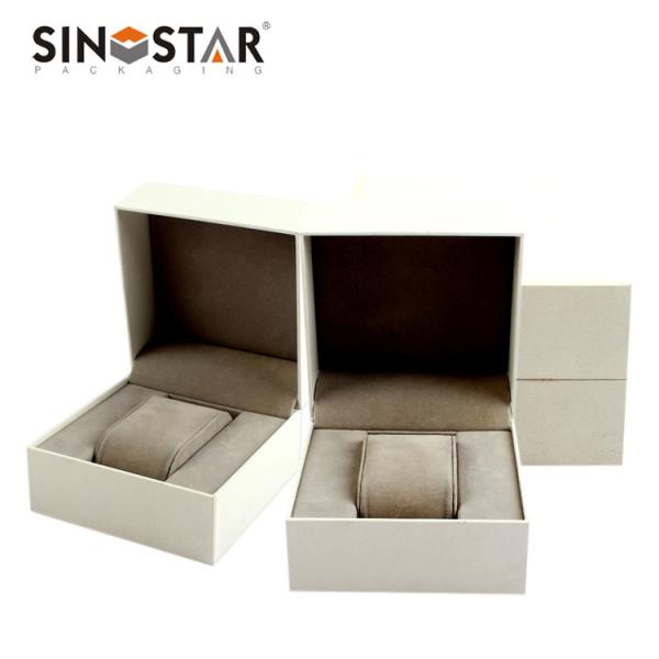 Custom Logo Plastic Watch Box With PU Texture Inside Generic