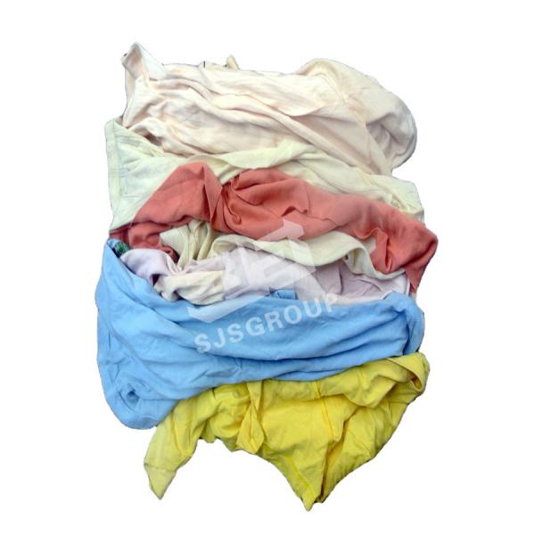 High Cotton Light Color Used T-shirt Rags Recycled Cotton Rags Strong Absorption Industrial Cleaning Cloth Rags Cleaning