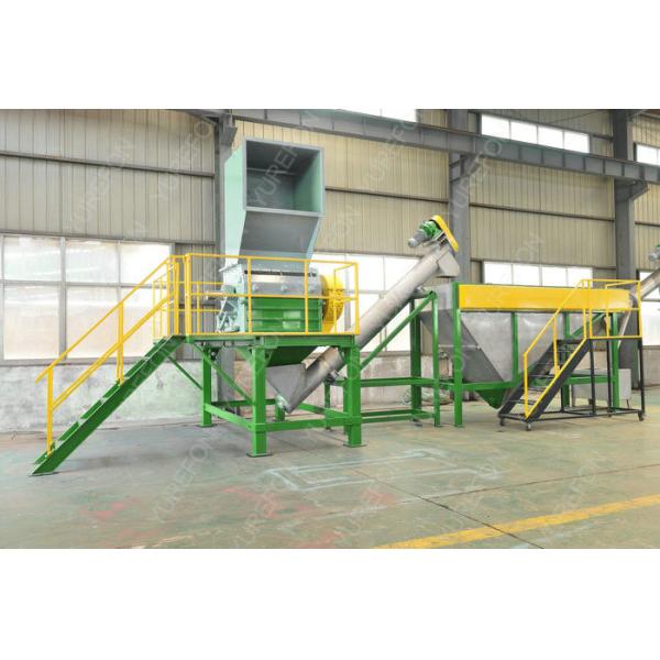 PET Bottle Plastic Washing Recycling Machine With Hot Washer And Friction Washing