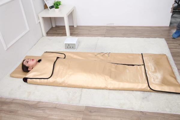 Adjustable Temperature Far Infrared Blanket Detox Low Emf Sauna Blanket
