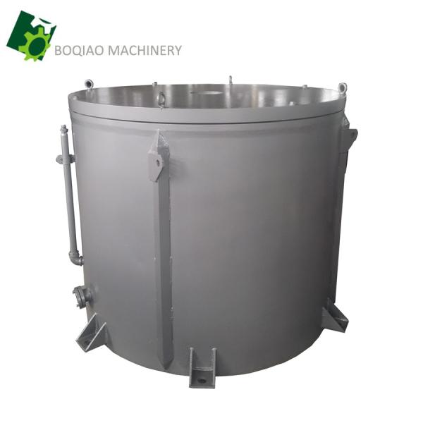 500kg Capacity Oil Fired Crucible Furnace , 380V Aluminum Holding Furnace